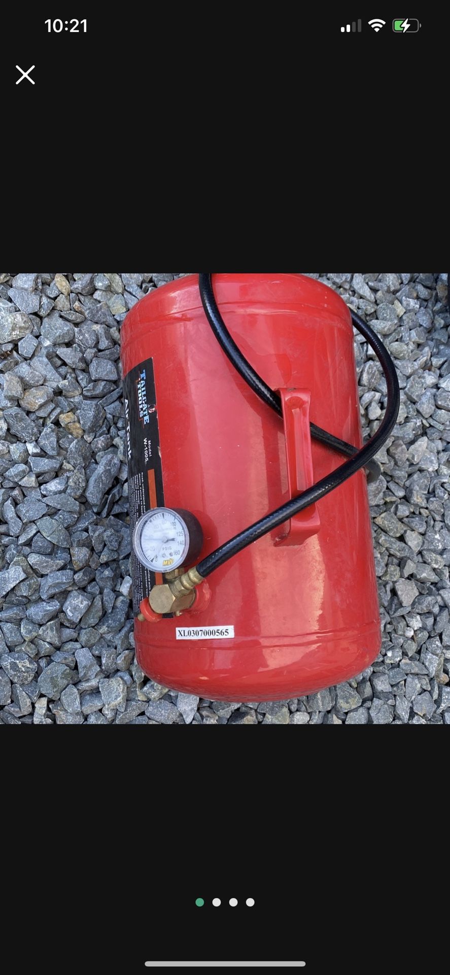 Air Tank 5 Gallons Capacity 🦋