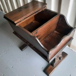 Antique bread box furniture - $55