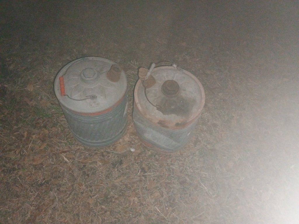 Old Vintage Gas Cans