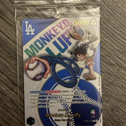 One Piece x Dodgers Monkey D. Luffy Promo Card