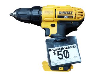 Dewalt Dcd771 Yellow Cordless Standard Drill