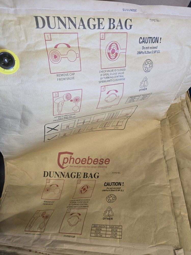 dunnage bags quantity of 15
