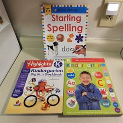 Pre K-Kindergarten Workbooks/flashcards/books