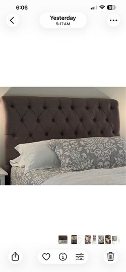 $50!! Pier1 HEADBOARD ONLY  ~ Queen size