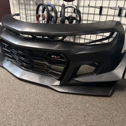 1LE Style Front Bumper Cover-Matte Black for 16-23 Chevrolet Camaro
