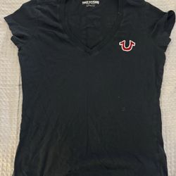 True religion V neck top