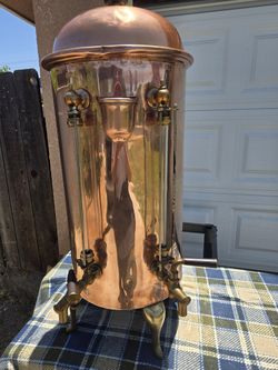 Early 1900's Copper/brass Coffee Urn