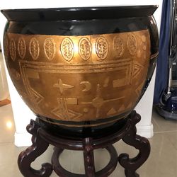 Egyptian Style Planter Bowl