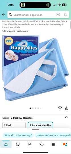 Happy Nites Washable Bed Pads