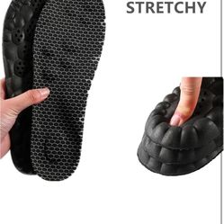 Cloud Soles for Men Women, Cloud Insoles for Men, 4D Cloud Soles for Men Women, Cuttable, Anti Fatigue, Shock Absorption, Foot Pain Relief (S:Women5.5