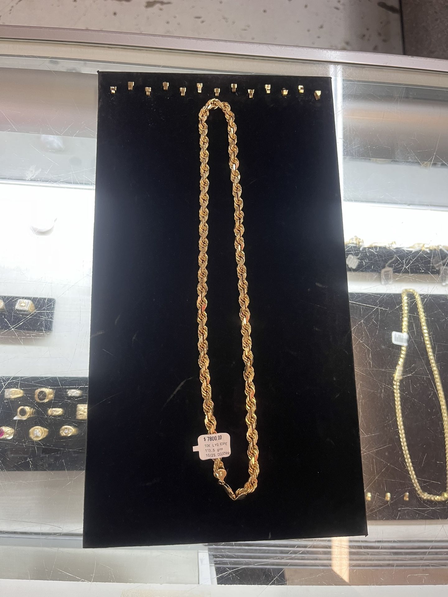 10K Gold Rope Chain