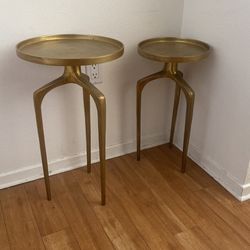 Gold Side tables Decor
