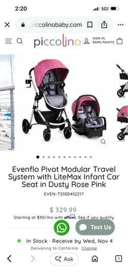 Evenflo pivot modular travel