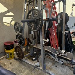 Marcy Smith Machine Total Gym With Weights