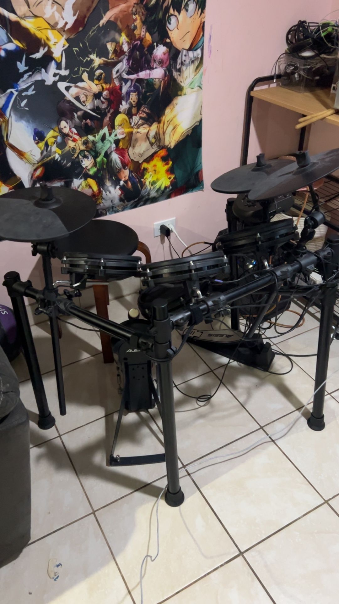 Drum Set With Amp