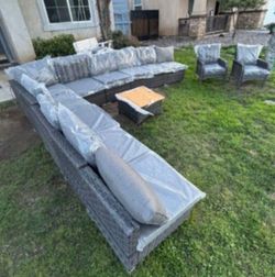 13 Piece Patio Furniture Set Patio Furniture Outdoor Furniture Large Outdoor Furniture Set 🚎🆕🚛🚗🆕