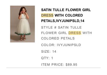 Flower Girl Dress