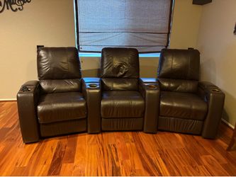 Great Price: Leather Recliner Set