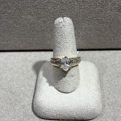 Gold Lab Grown Engagement Ring 