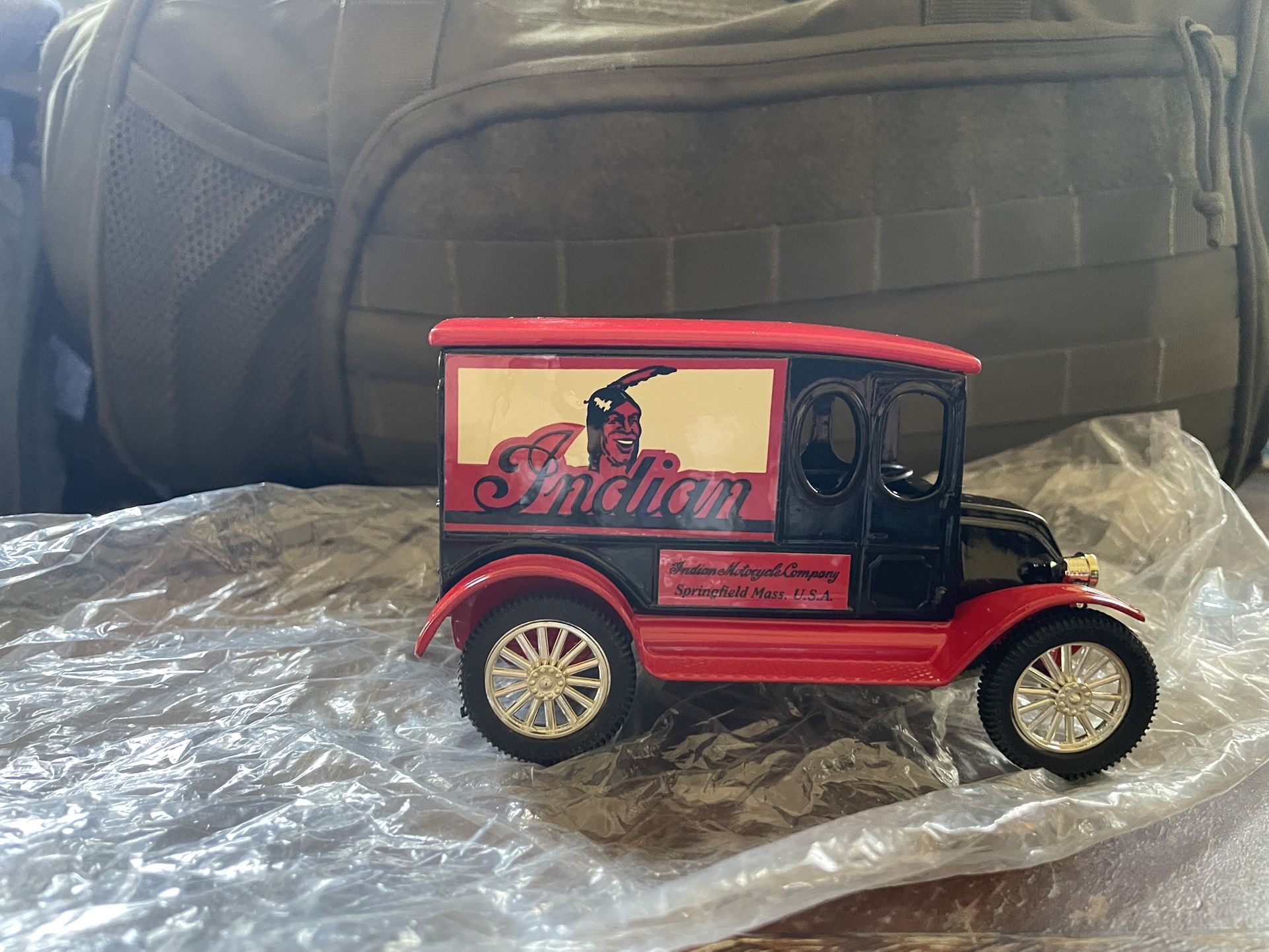 Indian Motorcycle Company Coin Bank 