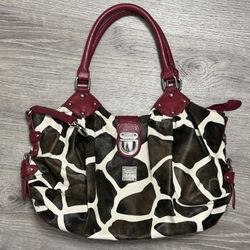 Handbag Giraffe Print 