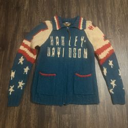 harley davidson zip sweater