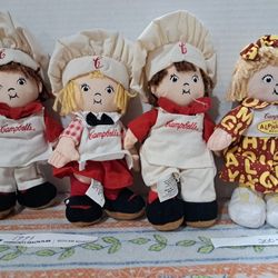 4 Campbells Dolls 3 1999  And 1 2001 $20.00 For The Set.