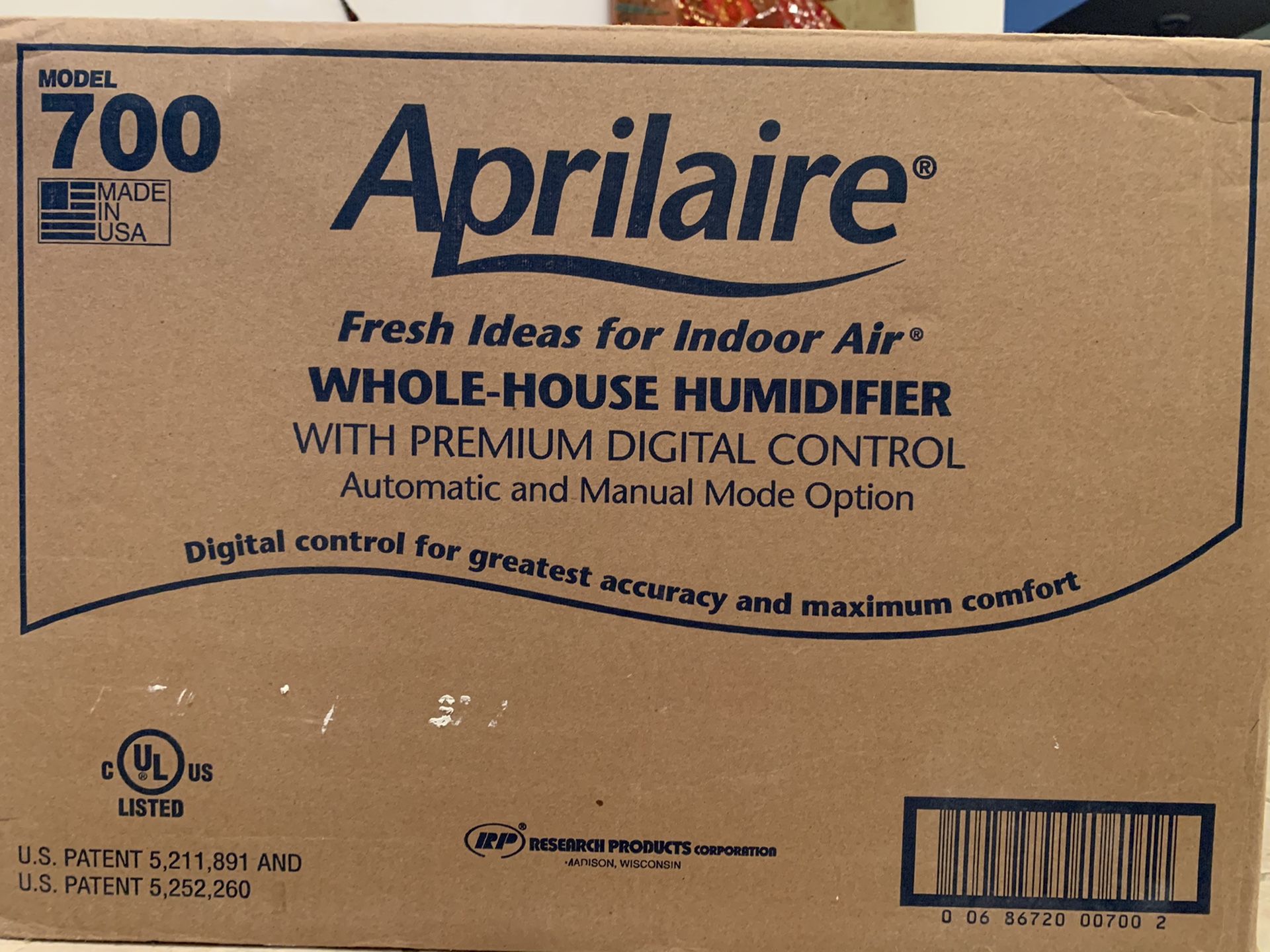 Aprilaire whole house humidifier