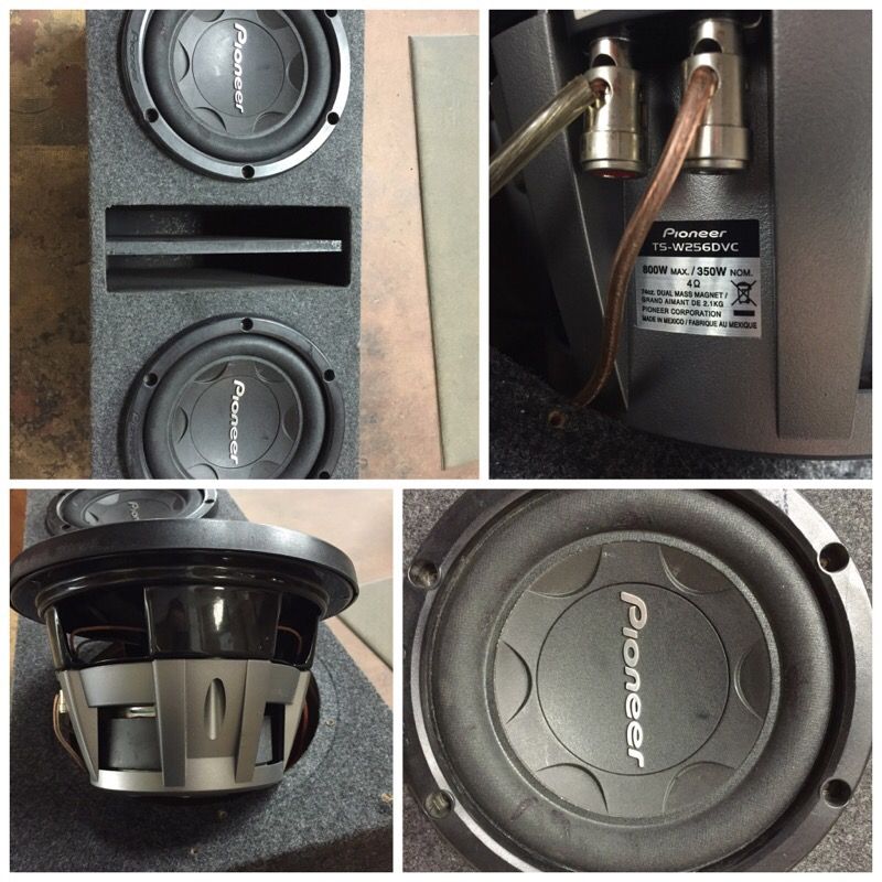 Pioneer 10" Subs TS-W256DVC