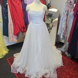 Nwt Plus Size 16 Beaded Wedding Gown Vestido De Novia