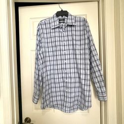 Nordstrom Smartcare Plaid Button Down Shirt 