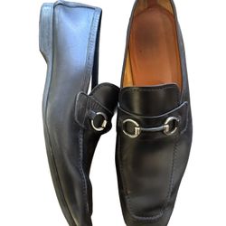 Magnanni Men’s Loafers black Leather -  Size 12