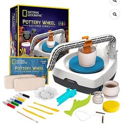 National Geographic Alphabet Pottery Wheel Craft Kit