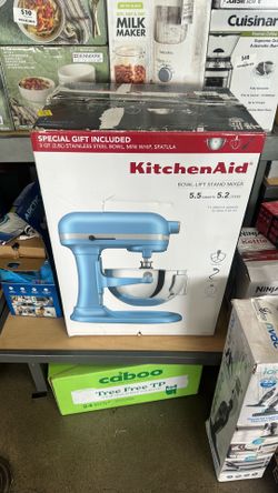 Kitchen aid bowl-lift stand mixer blue