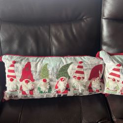 2-piece Gnomes Decorative Pillows New