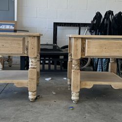 Two End Table Set Refurbished 