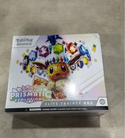 Pokemon prismatic elite trainer box