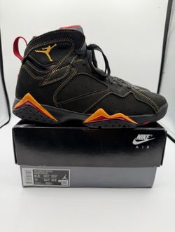 NEW SIZE 9.5 MENS Air Jordan 7 Retro Black Citrus (2022)