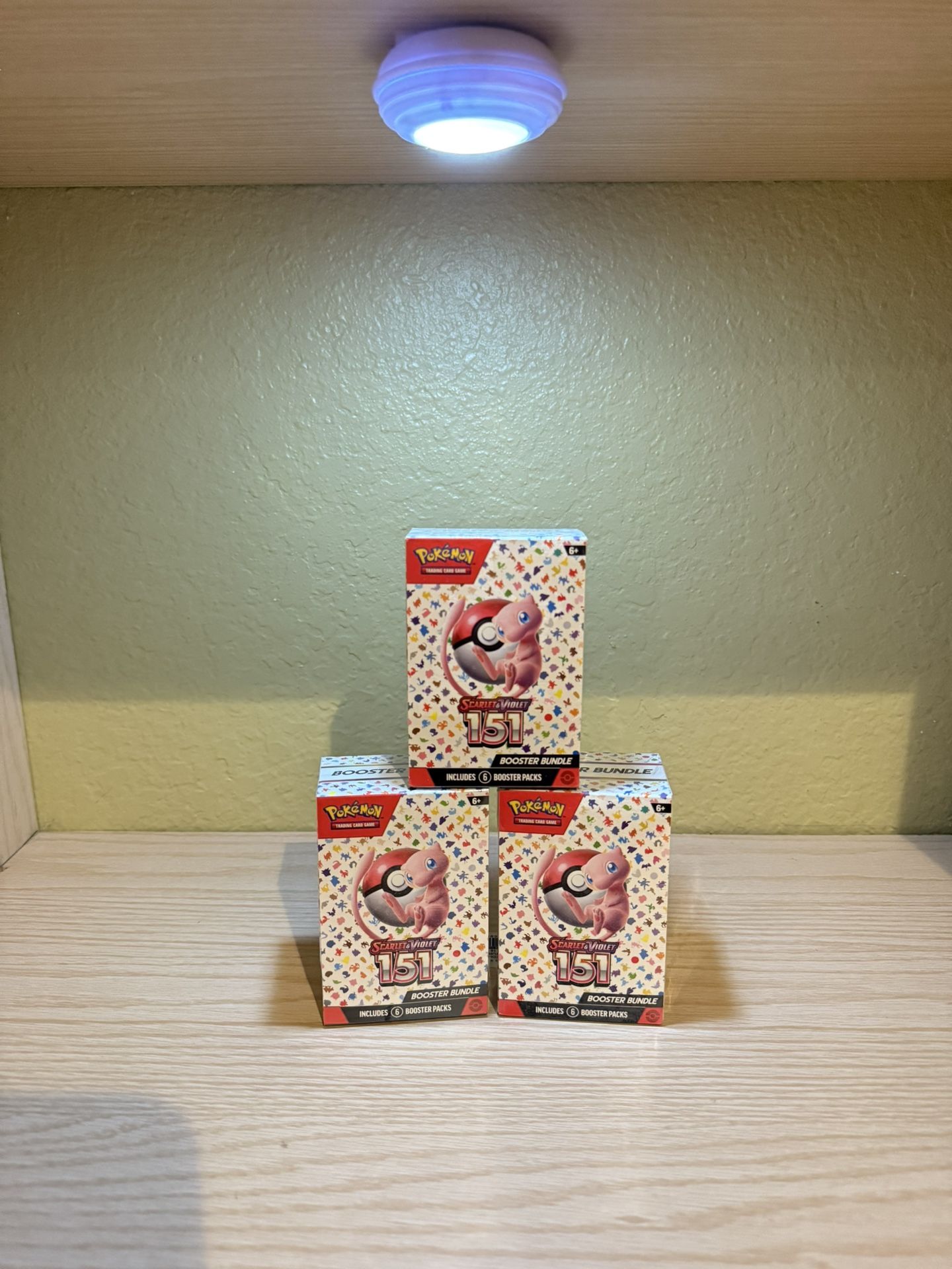 Pokémon 151 Booster Bundle - 6 Pack - Sealed 