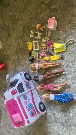 Barbie Ambulance & Barbies & Accessories