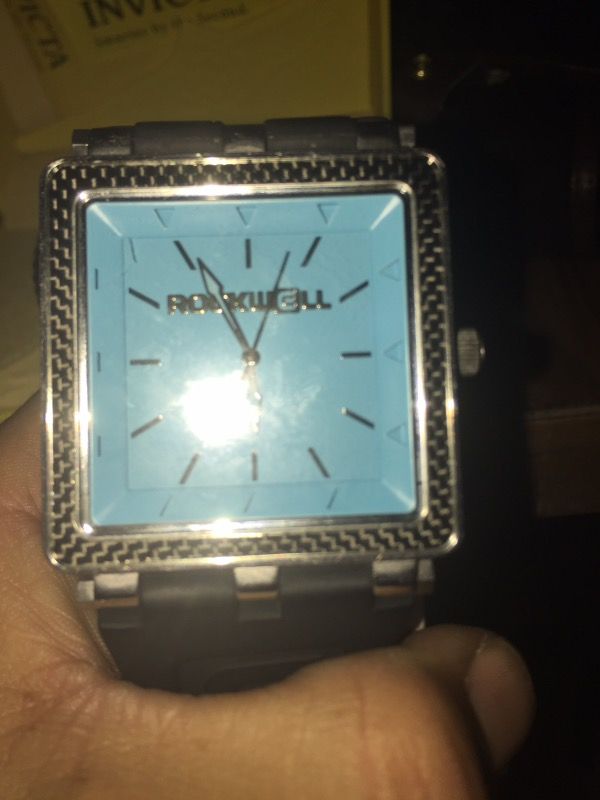 Rockwell blue face watch