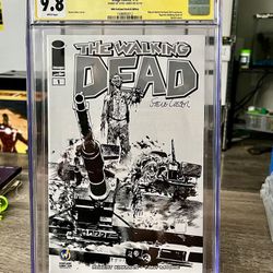 The Walking Dead #1 Wizard World Portland 2015 Exclusive CGC 9.8 SS Signed by Steve Lieber