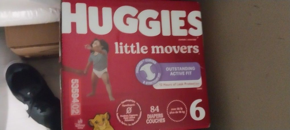 HUGGIES SIZE 6 $38