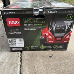 Toro 60V Lawn Mower It Is Brand New Comes With Battery Charger And Bag