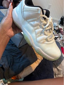 Air Jordan 11 Low White Sneakers