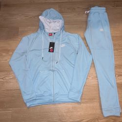 Blue Men Nike Sweatsuits Size Medium 
