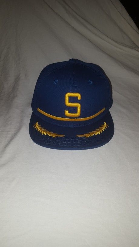 Seattle Mariners Alaska Airlines Pilot Hat Snapback Adult One Size