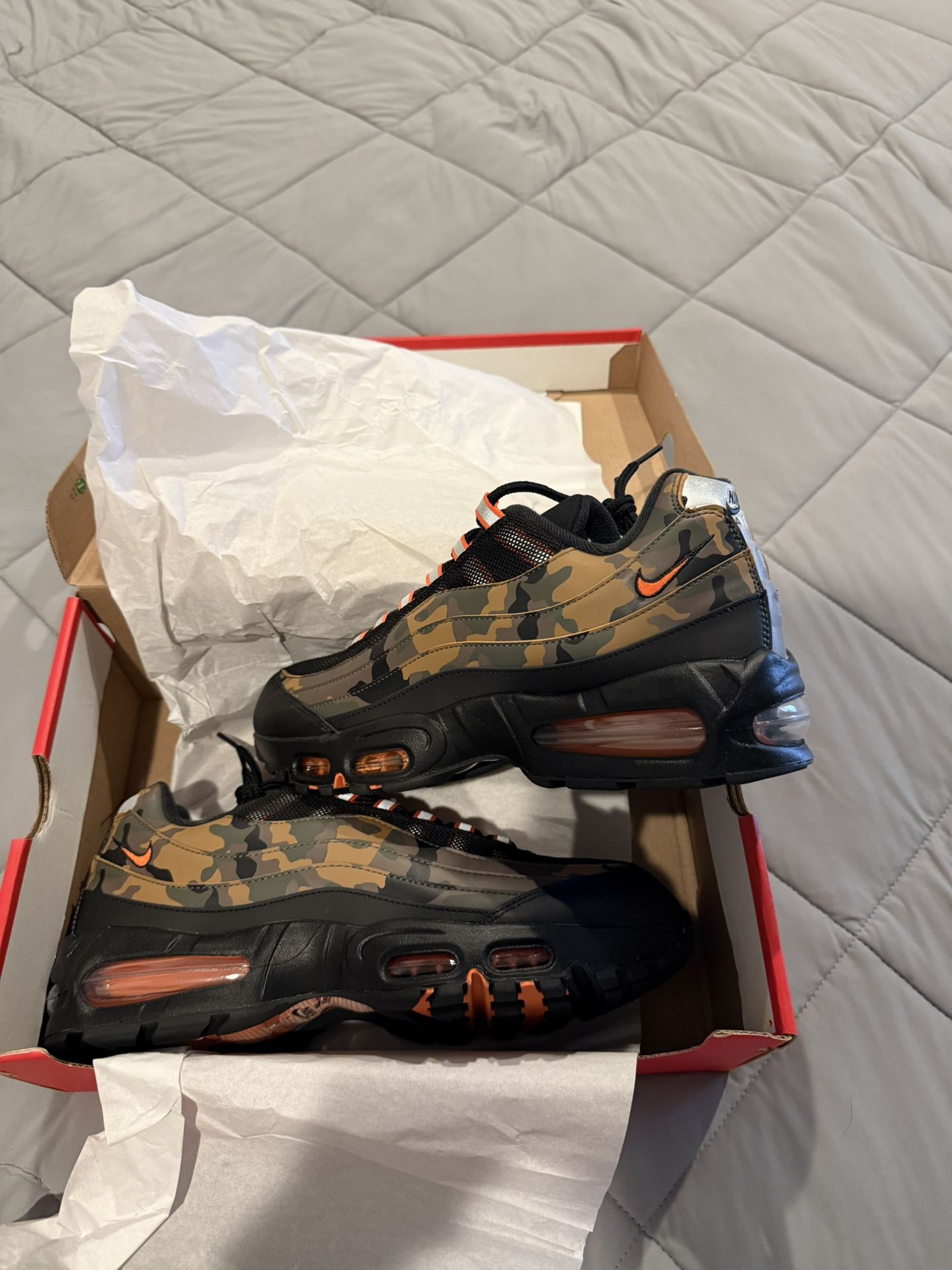 Nike Air Max 95 OG Safety Orange Camo size 11