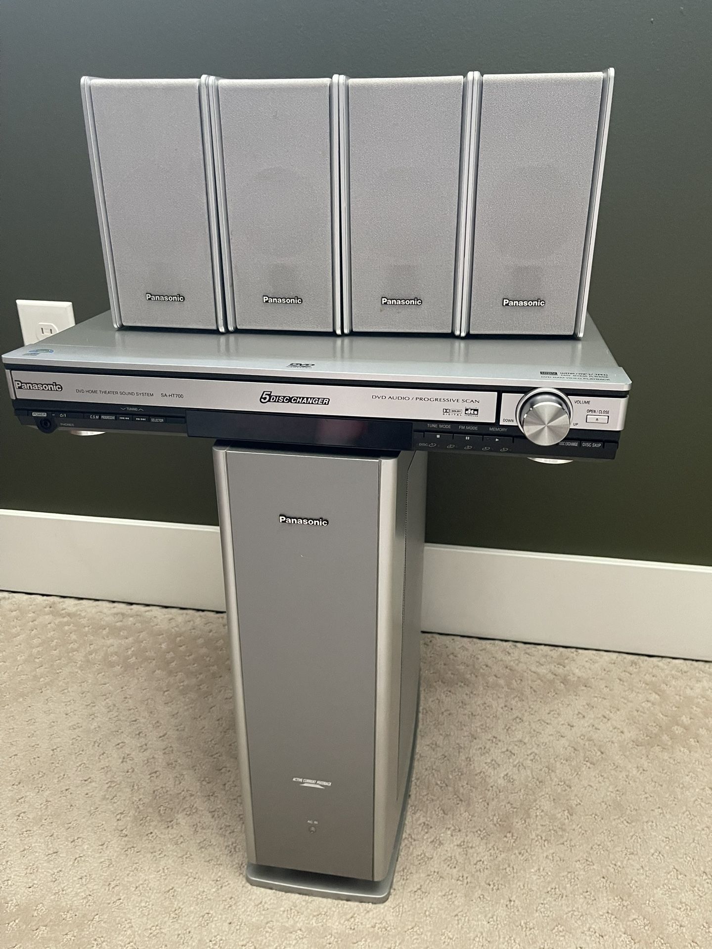 Panasonic DVD Player and Surround Sound System