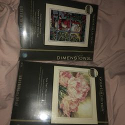 Cross Stitch Pattern’s And Kits New ( Dimensions )